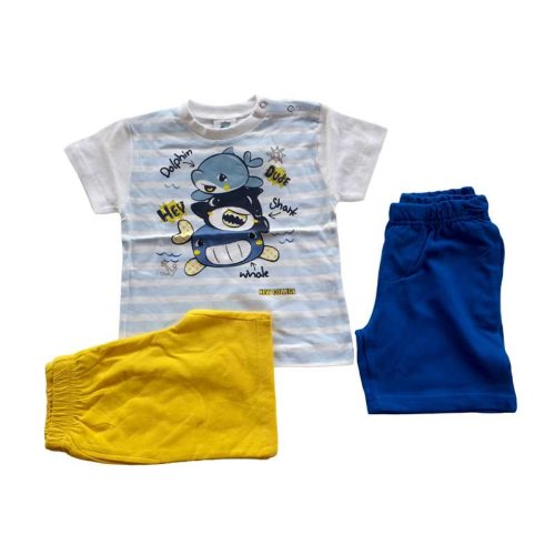 Παιδικό Σετ με δύο βερμούδες & μπλούζα