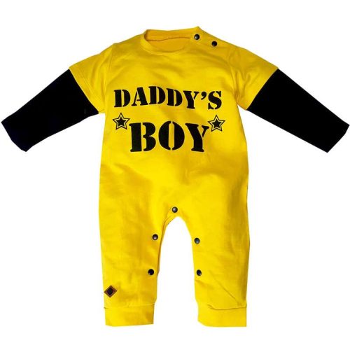 Βρεφικό φορμάκι κίτρινο daddy"s boy