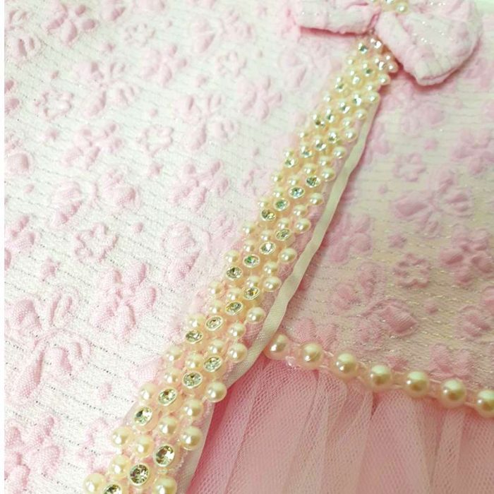 Αμάνικο φόρεμα ροζ με ζακέτα