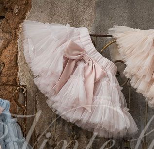 Βρεφική παιδική τούλινη φούστα tutu Ροζ Vinteli