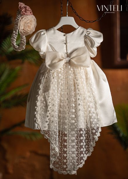 Βαπτιστικό φόρεμα Eκρού Vinteli